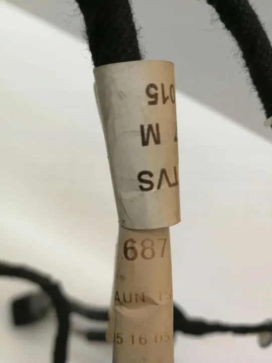 Audi A6 S6 C6 2007 Vasemman takaluukun kaapeli OEM 4F1971687M image 8