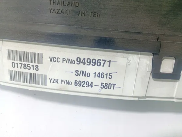 Volvo S80 I 99-06 Cuentakilómetros Cuadro Instrumentos OEM 00022912 image 5