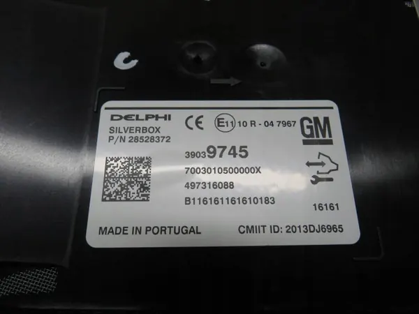 Opel Insignia A radionavigointimoduuli OEM 39039745 image 5