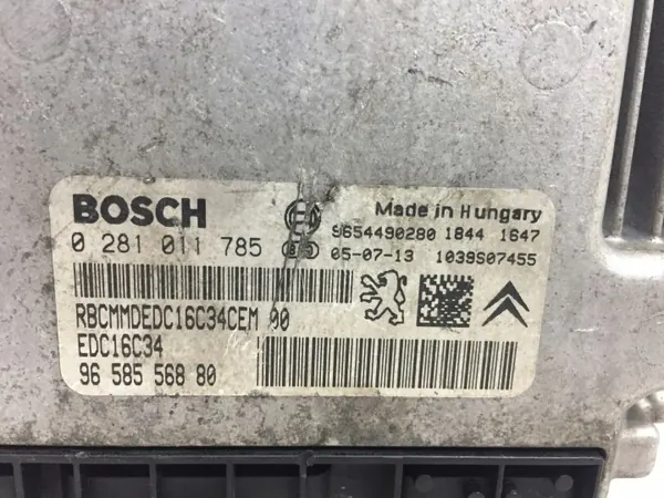 Motorsteuergerät OEM 0281011785 für Citroen C3 1.4 HDI image 3