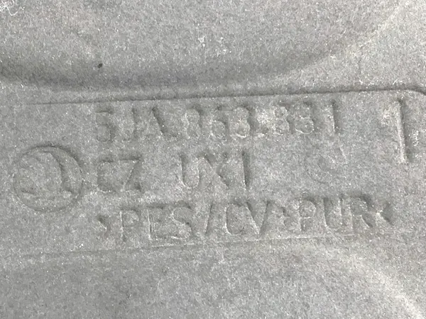 Motorhuvudisolering SKODA RAPID Hatchback 5JA863831 image 4