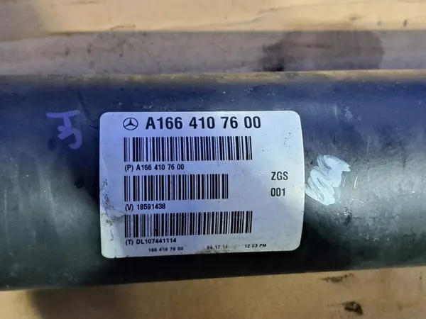 Arbre de transmission arrière Mercedes-Benz OEM A1664107600 image 7
