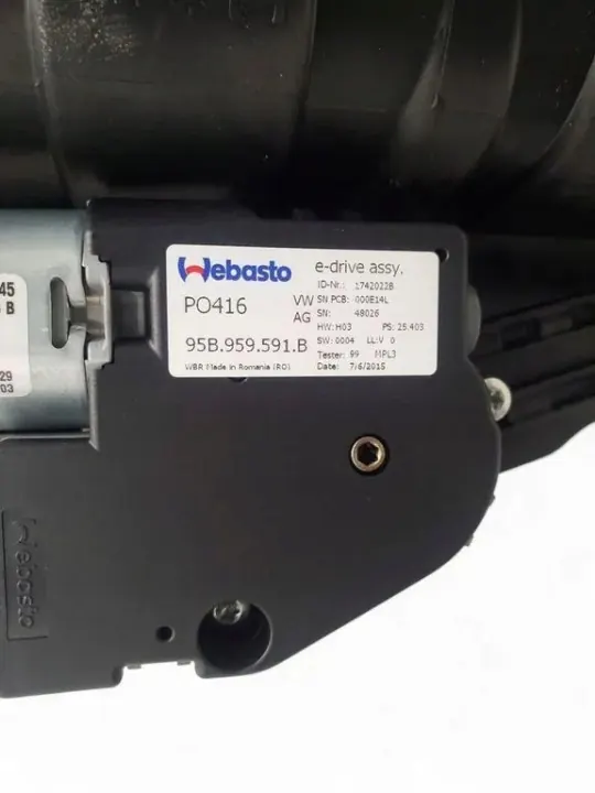 Techo solar Porsche Macan OEM 95B877041C - Usado image 3