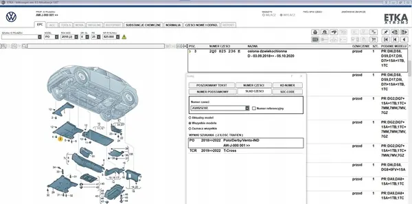 Motorplåt VW Skoda Audi image 5