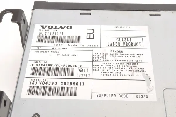 Volvo XC90 navigointilevyasema OEM 31396115 image 4