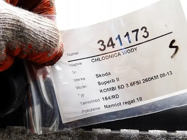 Radiador de agua Skoda Superb II 3.6 260CV 5K0121251H image 5