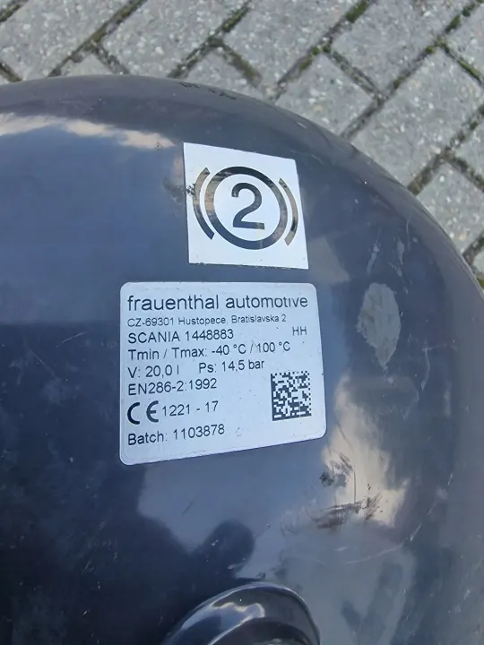 Réservoir d'air Scania 1448883 - Pièce OEM d'occasion image 6