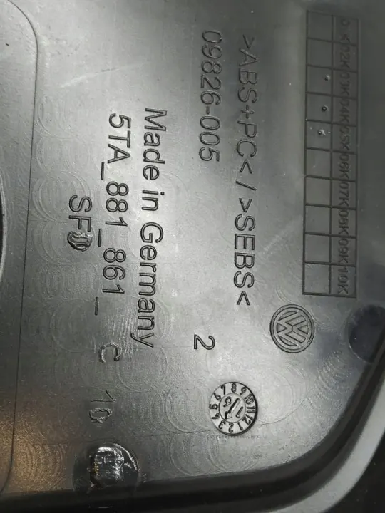 Support de Tablette OEM 5TA881861C pour VW Touran III image 3