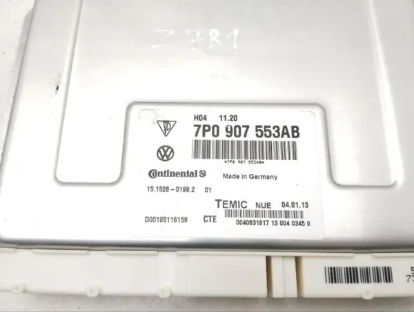 Porsche Cayenne ilma-ripustusmoduuli OEM 7P0907553AB image 6