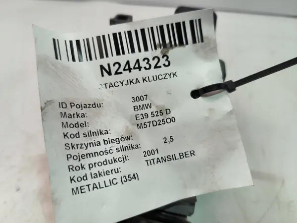 Clé de contact BMW OEM LU6751666 pour E39 525 D image 8