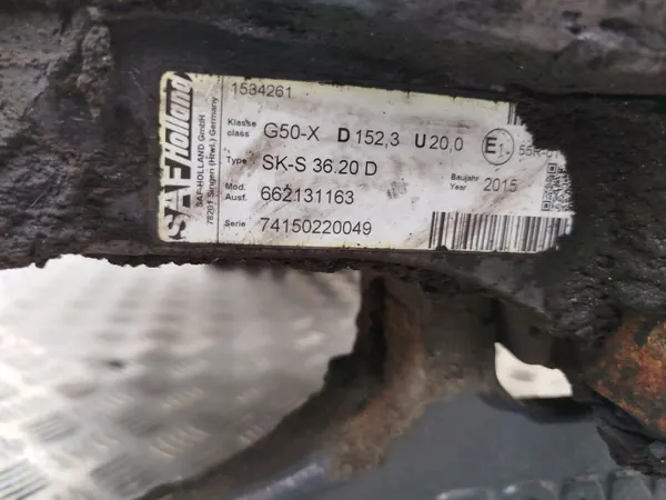 Scania Istuin GF 15 cm OEM 1534261 - Käytetty image 4