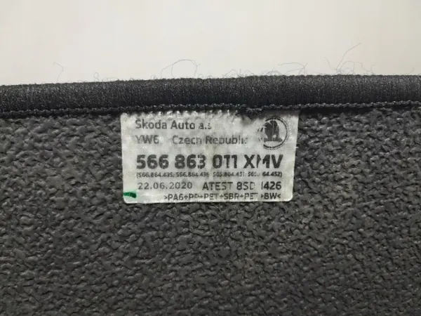 OEM 566863011 Vloermatten Set voor Skoda Kodiaq image 5