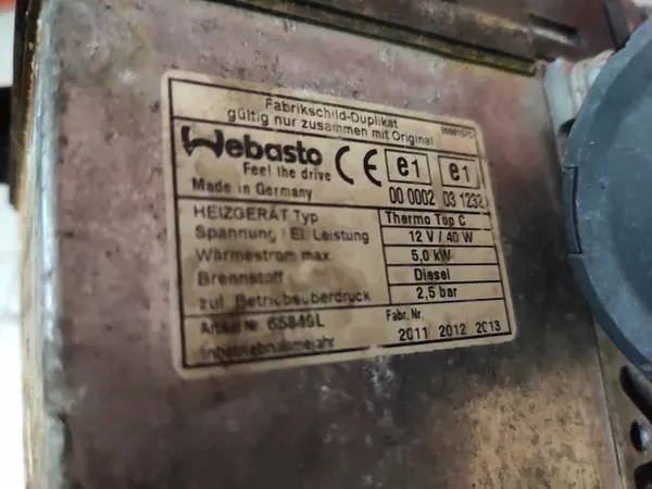 Webasto-Umwälzpumpe OEM XH42-9J294-CB für Range Rover image 10