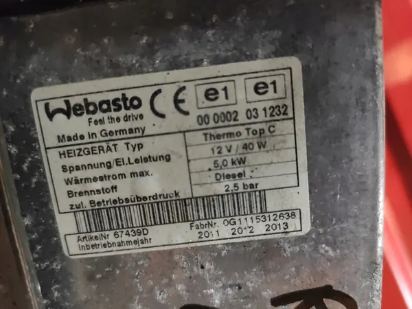 Webasto-Umwälzpumpe OEM XH42-9J294-CB für Range Rover image 8