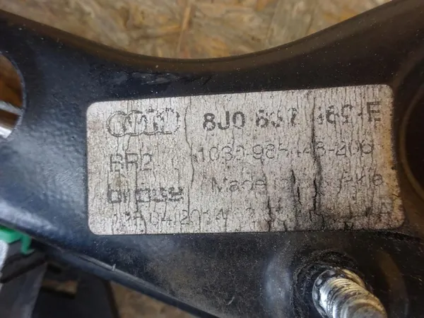 AUDI TT 8J 06-14 Mecanismo da Janela Direito 8J0837462E image 6