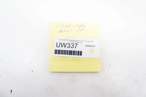 OEM 31424365 Volvo XC40 T3 Rechter Voordeur Raamprofiel image 8