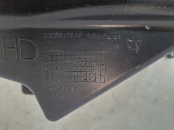 Carcaça Filtro Cabine Dodge Charger 2019 OEM 55038179AF image 5