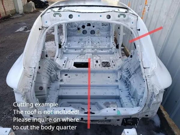 Aleta trasera derecha Mercedes-Benz EQS SUV 2023 OEM 294403 image 2