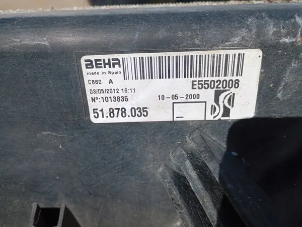 Radiador de Refrigeración Ventilador Fiat Grande Punto 1.2 image 3