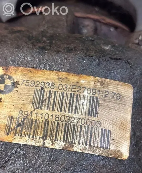 BMW X1 (E84) Hinterachsdifferential E27091279 2.0L Diesel 2012 image 4