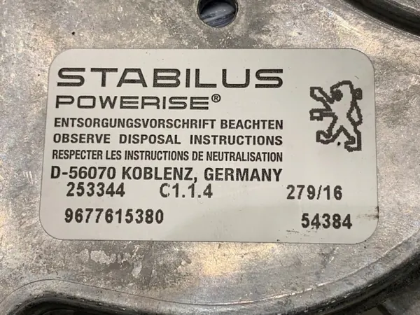 OEM 9677615380 Heckklappen-Zug Peugeot 508 SW 2010-18 image 6