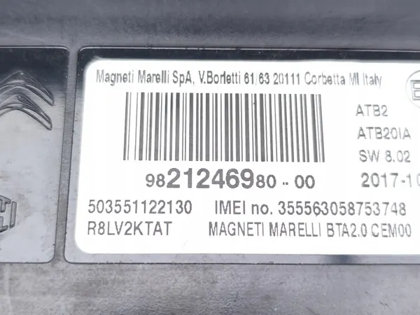 Bluetooth-Modulhalterung Peugeot 3008 OEM 9821246980 image 7