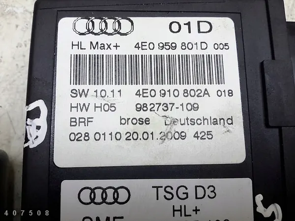 Regulador de janela Audi A8 2009 4e0959801d image 4