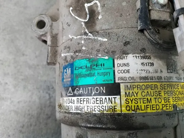 Ilmastointikompressori Opel Astra H 1.8 16V OEM 13139055 image 7