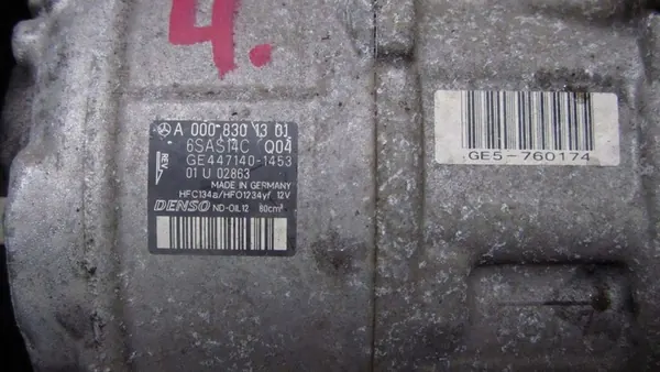 Ilmastointikompressori MERCEDES W213 2.0D A0008301301 image 2