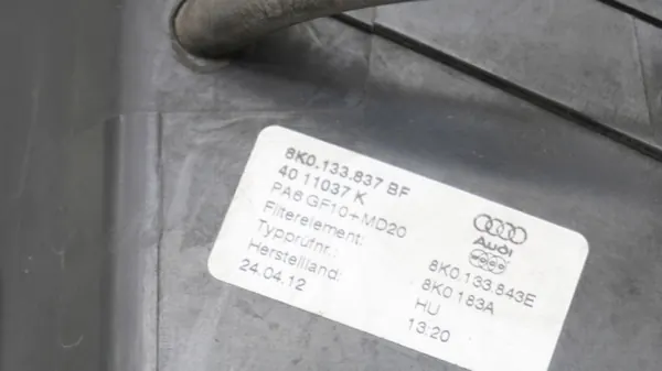 Luftfilterhus OEM 8K0133835BM för Audi A5 8T image 7