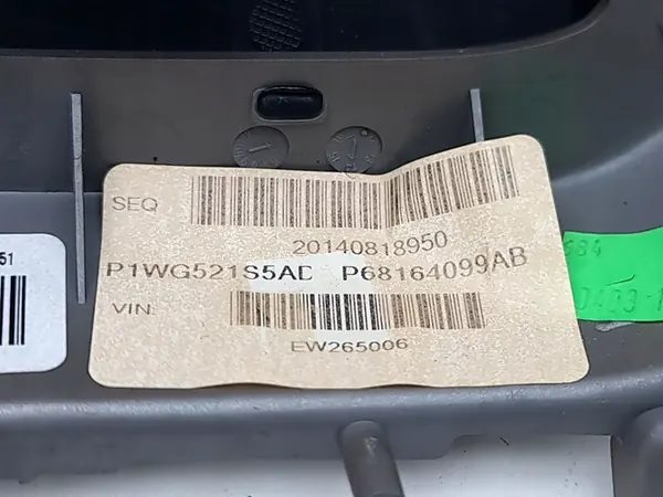 Console de admissão de ar JEEP CHEROKEE 2.0L Diesel 2014 image 10