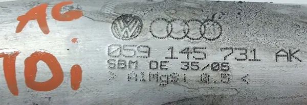 Audi A6 C6 7 TDI Intercooler-pijp OEM 059145731AK image 3