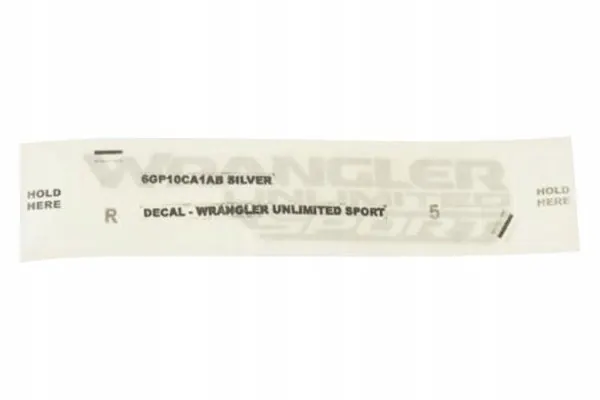 Mopar Wrangler Unlimited Sport Embleem 6GP10CA1AB image 3