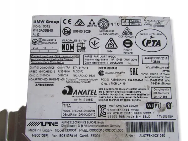 Module de navigation BMW OEM 5A0BE45 - Occasion image 3