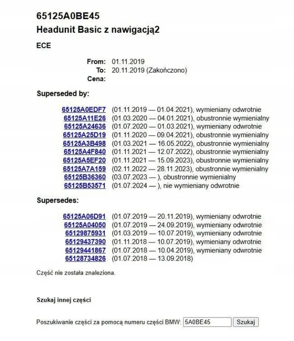 Module de navigation BMW OEM 5A0BE45 - Occasion image 4