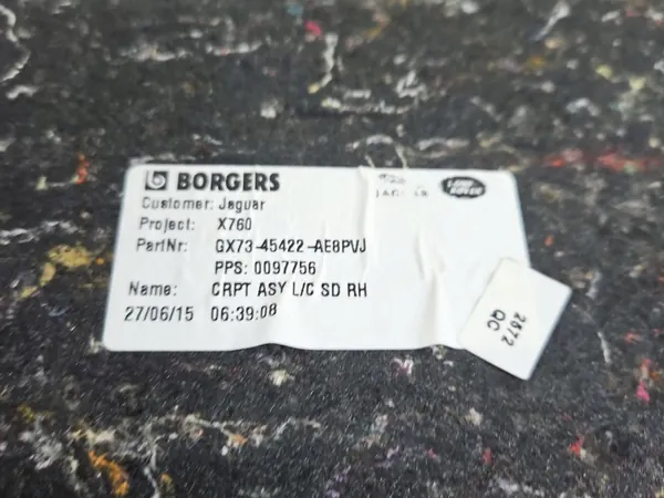 Jaguar XE X760 rechter kofferbakbekleding OEM GX73-45422-AE8PVJ image 6