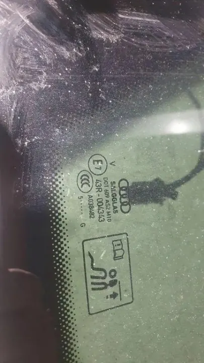 Janela traseira esquerda usada OEM 4G9845297C Audi A6 image 7