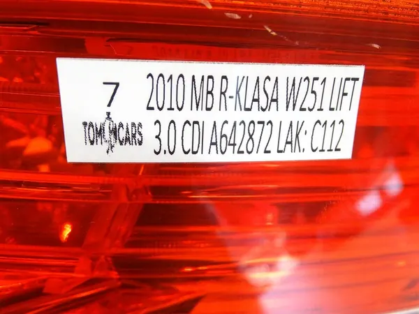 Rechter Achter LED Lamp Mercedes W251 A2518202064 image 5