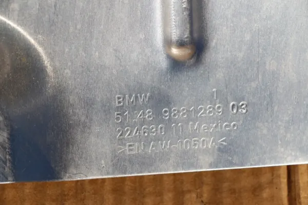 Escudo térmico silenciador BMW X3 G45 OEM 9881289 image 3