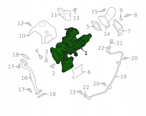 Turbocompresor MITSUBISHI ECLIPSE CROSS 1.5 T image 6