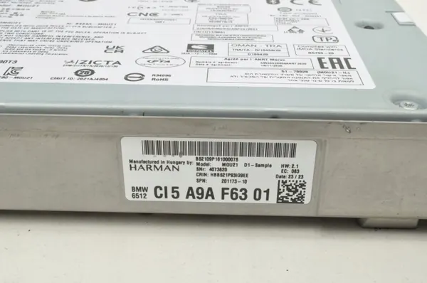Radio Navigation BMW I4 G26 OEM 5A9AF63 image 3