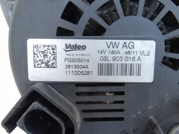 Alternador AUDI A6 C7 A7 A4 B8 A5 Q5 2.0 TDI 180A image 5