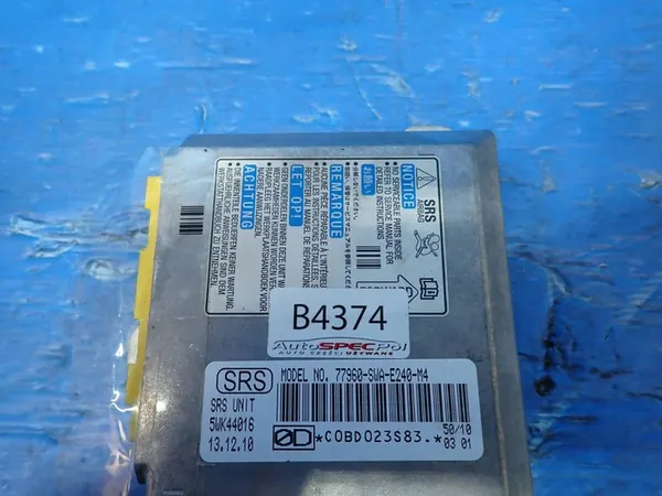 Module Airbag Honda OE 77960-SWA-E240-M4 image 3