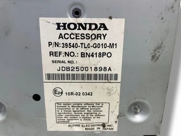 Honda CD-byttare OEM 39540TL0G010M1 för Accord VIII image 7