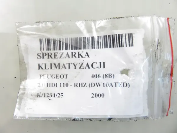 Ilmastointikompressori Peugeot 406 image 3