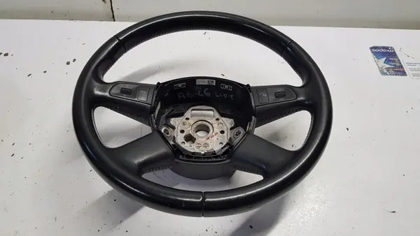 Audi A6 C6 Nahkaohjauspyörä OEM 4F0419091DB - Käytetty image 2