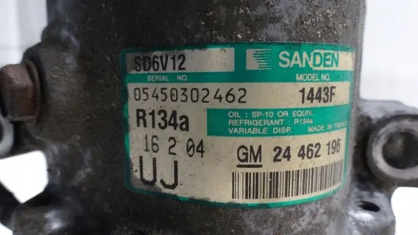 Ilmastointikompressori OPEL ASTRA G II 2001 1.6 B 24462196 image 4