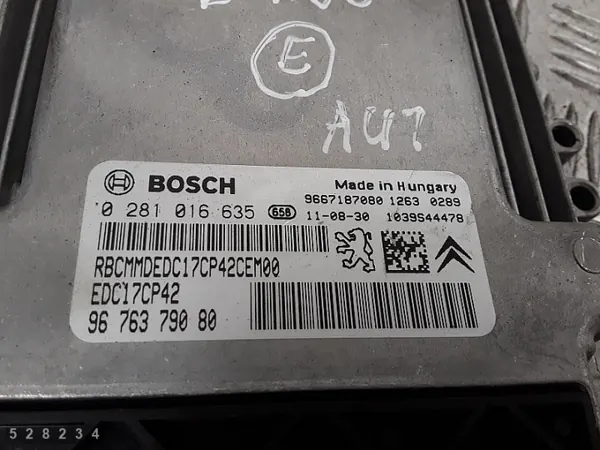 2011 Peugeot 508 ECU 2200 Diesel 9667187080 image 3