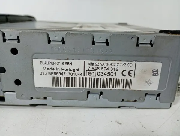 Rádio CD original Alfa Romeo 147 OEM M1S242 DOM 00020236 image 5