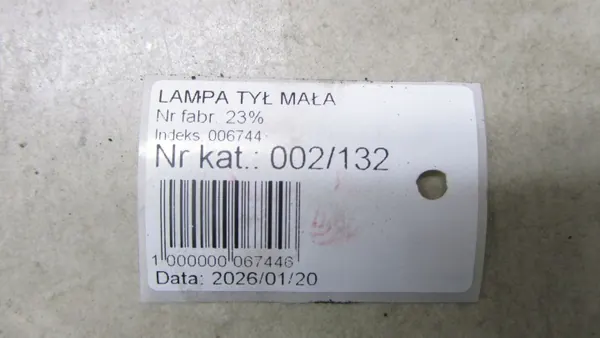 Volvo XC60 takaoikea sumuvalo OEM 002/132 image 5